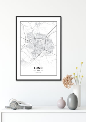 Poster Map of Lund Poster 2
