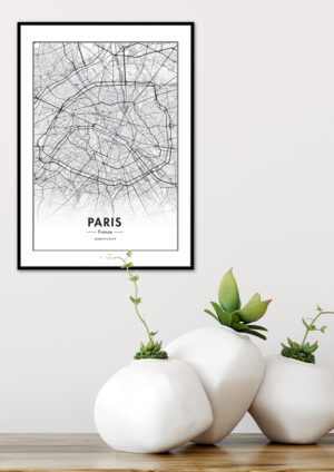 Poster Map of Paris Poster 2