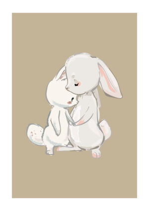 Poster Rabbit comforting Poster 1