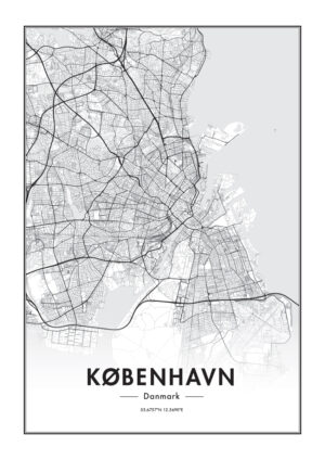 Poster Copenhagen Map Poster 1