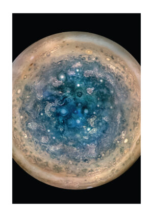 Poster Jupiter's south pole Poster 1