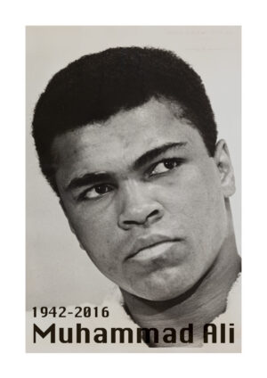 Poster Muhammad Ali Black and White Photo Poster 1