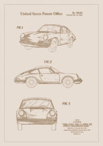 Poster Patent Porsche 911 Poster 1