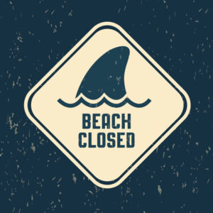 Poster Beach closed sign Poster 2