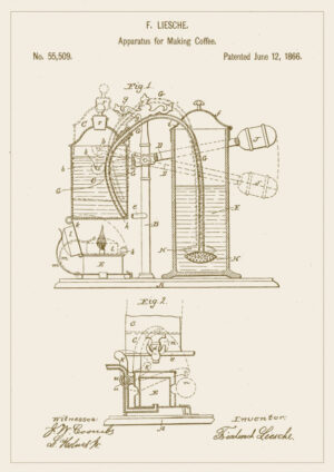 Poster Coffee maker patent Poster 1