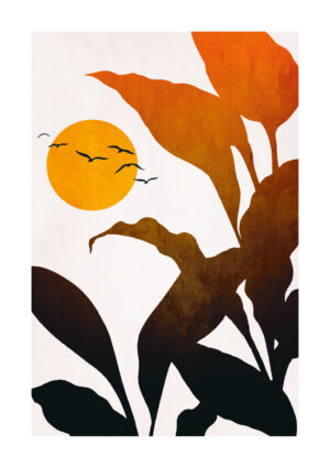 - Kubistika PosterTropical Sunrise - Kubistika Poster 1