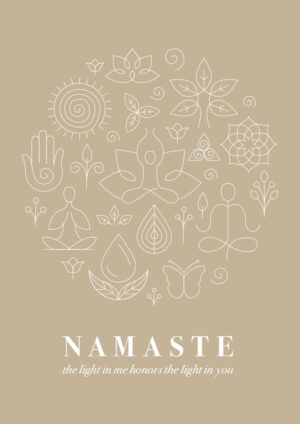 Poster Yoga Namaste Poster 1