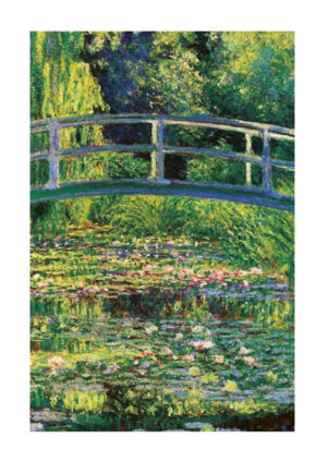 Poster Monet Water Lilies Pond Passepartout Poster 1
