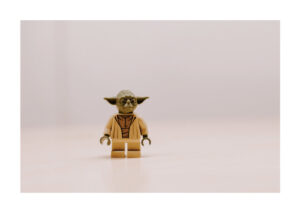 Poster Lego Yoda Star Wars figure Poster 1