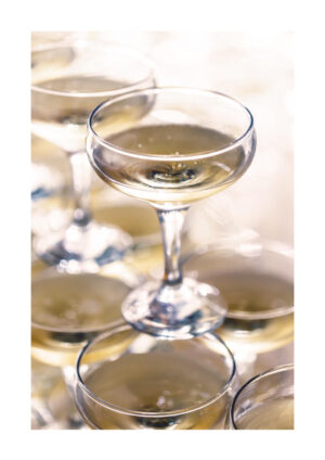Poster Champagne glass Poster 1