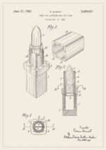Poster Lipstick patent Poster 1