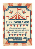 Poster Cirkus Orlando - Swedish poster Poster 1