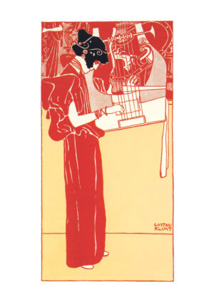 Poster Klimt Vignette of Music 1902 Poster 1