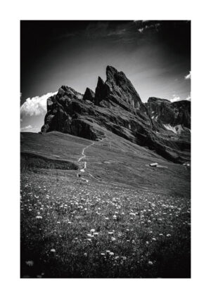 - Rudi Brandstätter PosterRocky mountains black and white II - Rudi Brandstätter Poster 1