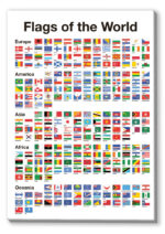 Canvas Flags of the world - English Canvas 1
