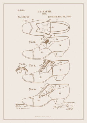 Poster Women's shoe patent Poster 1