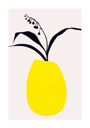 - Kubistika PosterWater Lily Yellow - Kubistika Poster 1
