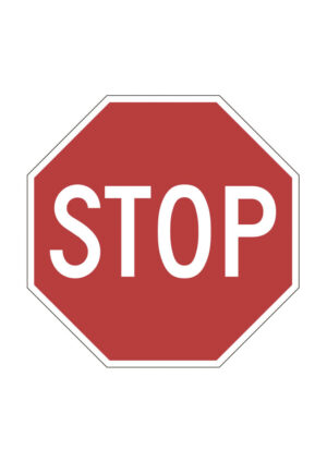 Poster Stop sign traffic sign Poster 1