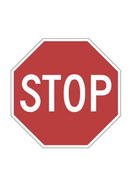 Poster Stop sign traffic sign Poster 1